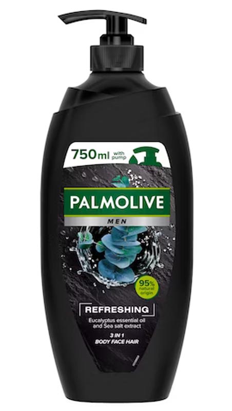 Palmolive pump shower soap men refresh 750ml